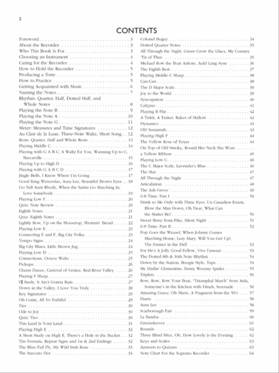 Basix Recorder Method (Book & Audio) Recorder scores gallery preview page 2