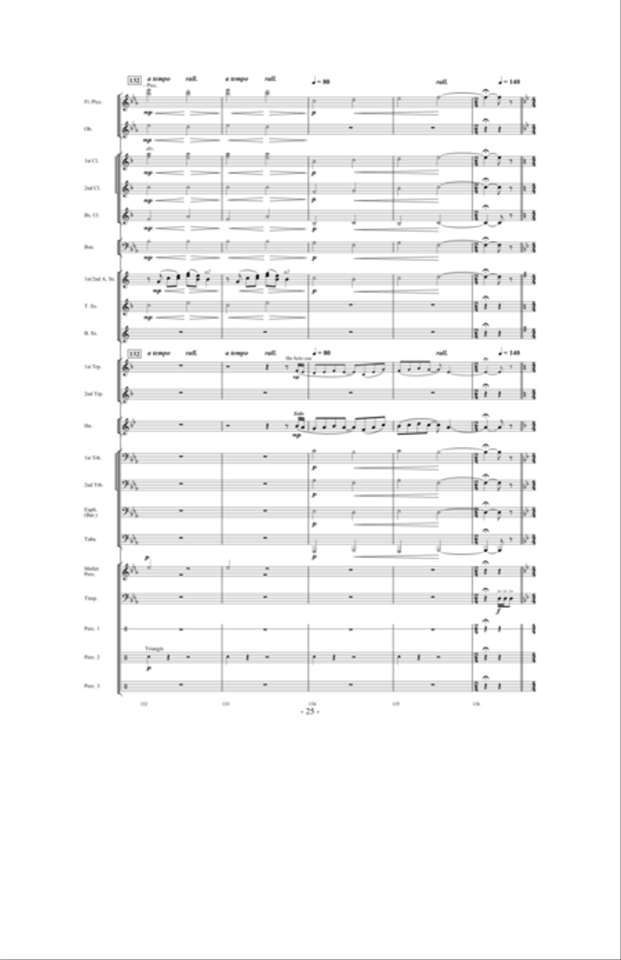 Saturn: The Ringed Planet Concert Band scores gallery preview page 24