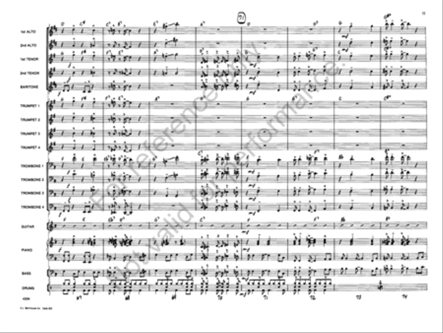 Gospel John Jazz Ensemble scores gallery preview page 11