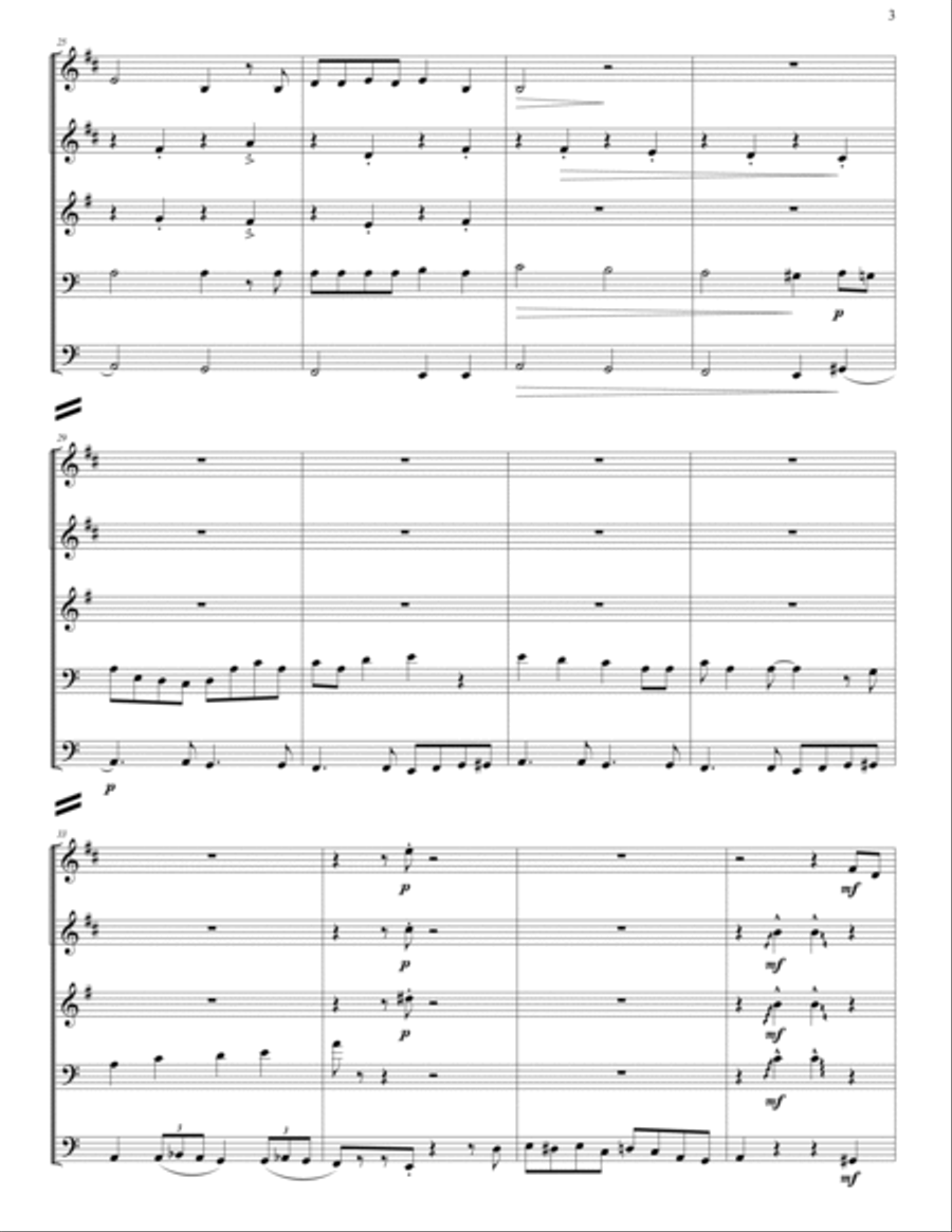 Hit The Road Jack Brass Ensemble scores gallery preview page 6