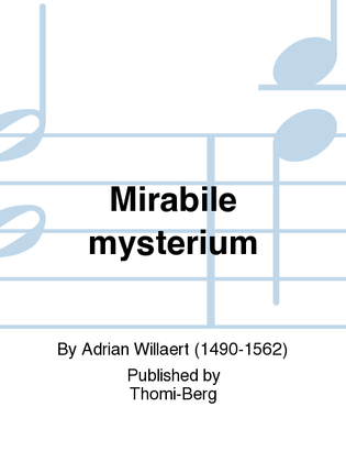 Mirabile mysterium