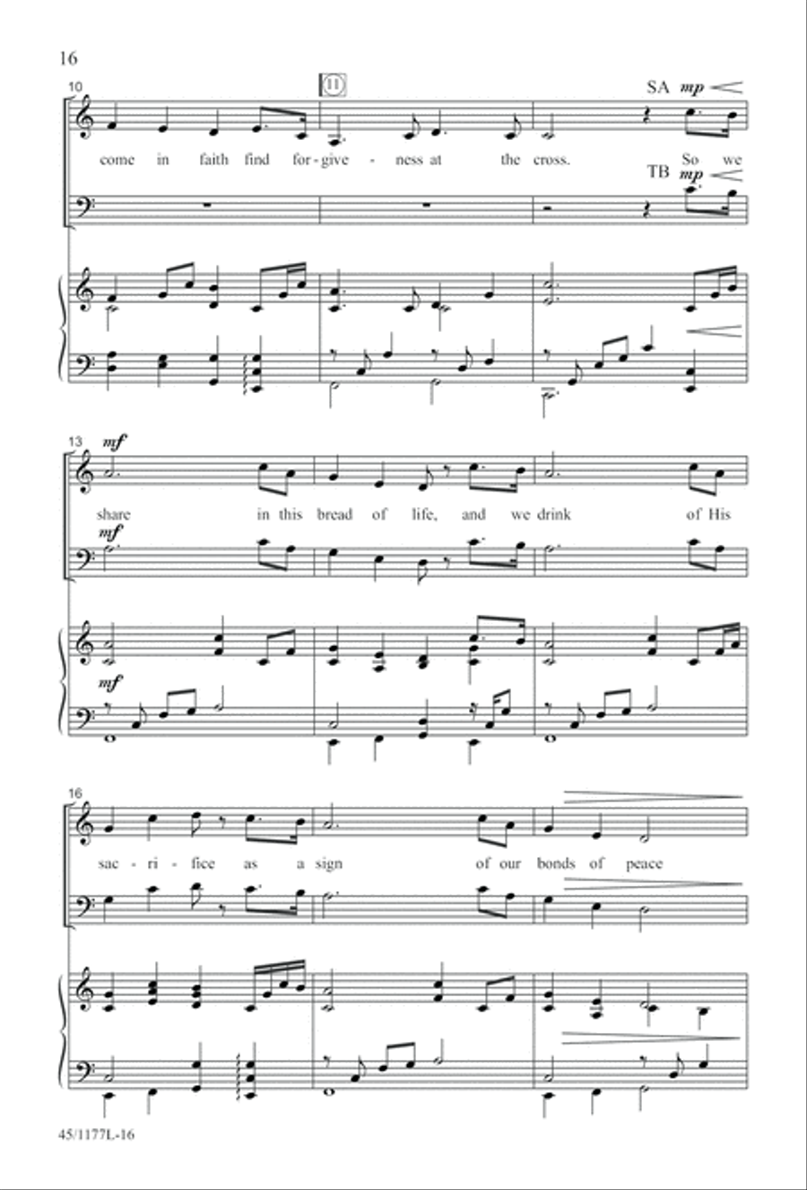 5 Getty Anthems for about 10 Singers 4-Part scores gallery preview page 17