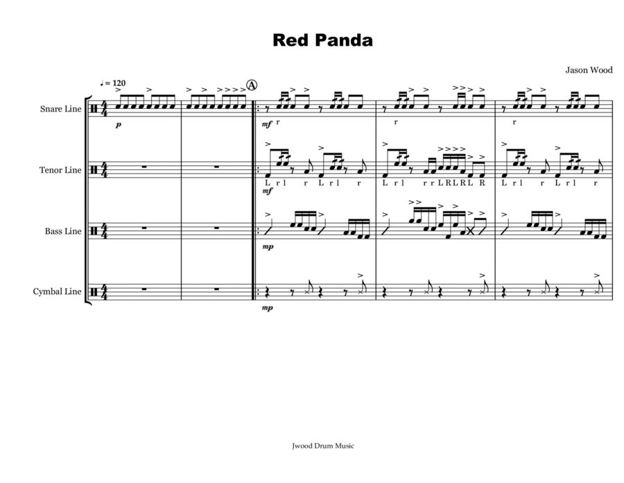 Red Panda (Drumline Cadence) image number null