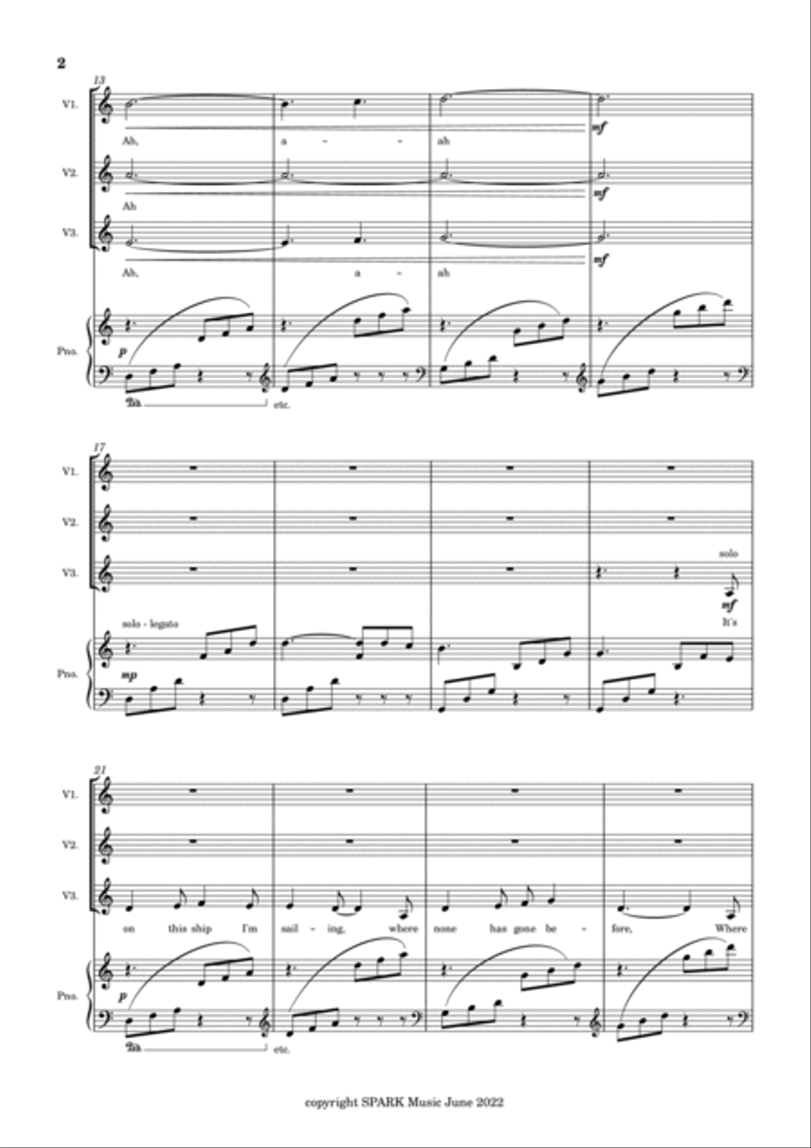 evening star (extended) 3-Part scores gallery preview page 2
