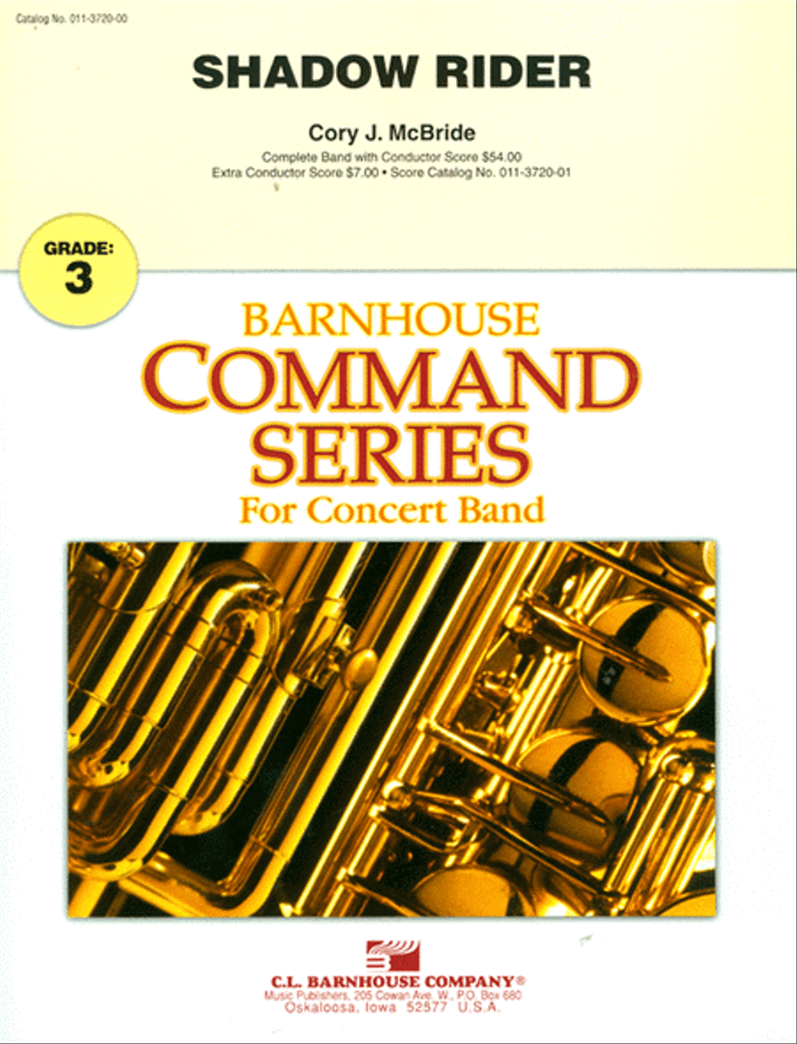 Shadow Rider Concert Band scores gallery preview page 1