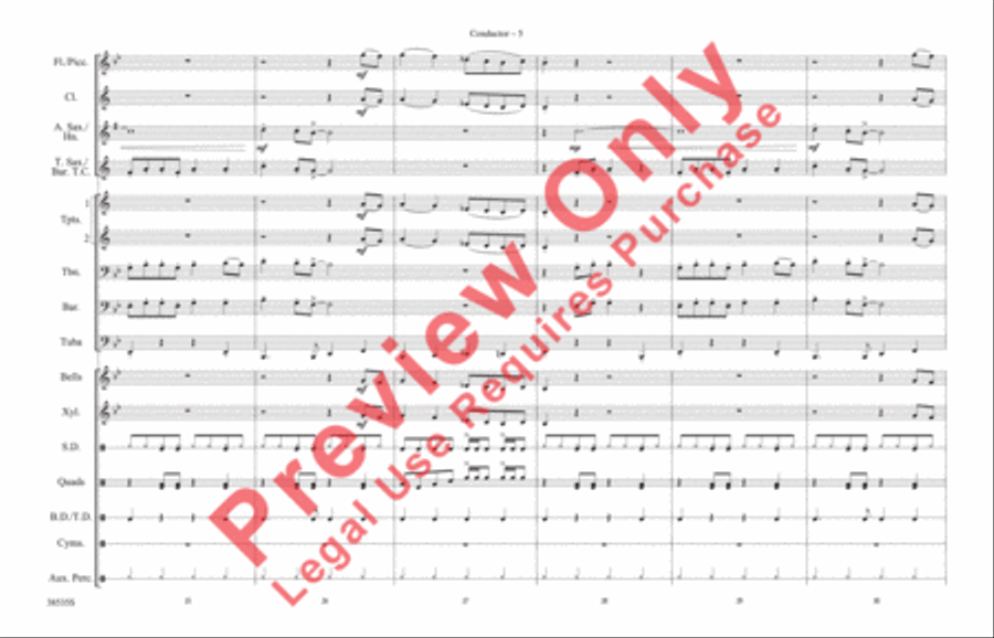 Prologue / Little Shop of Horrors Marching Band scores gallery preview page 6