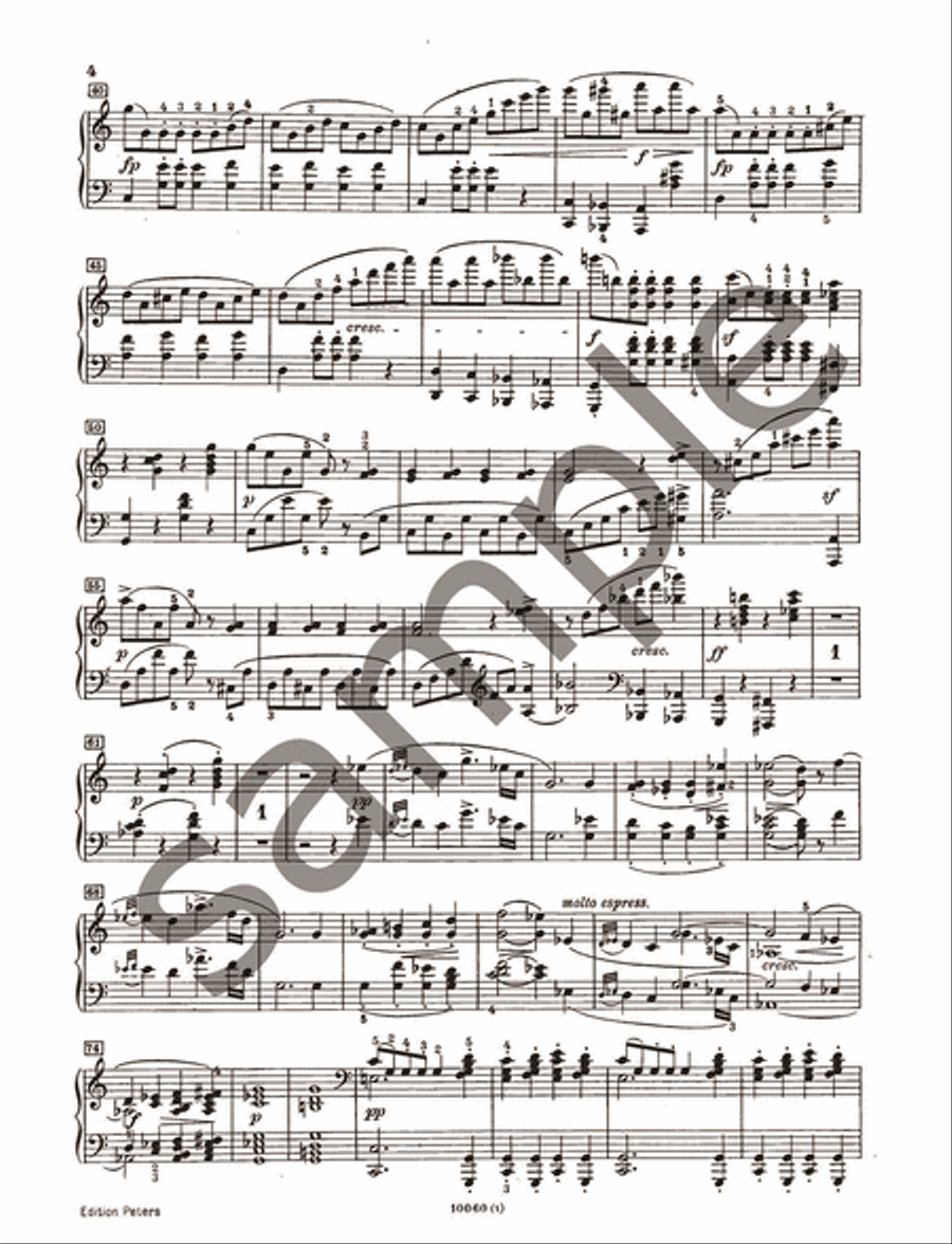 Piano Sonatas Piano scores gallery preview page 5