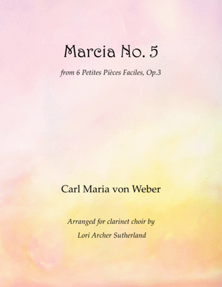Book cover for Marcia No. 5 (Op. 3)