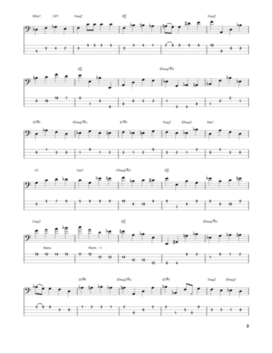 E.S.P. Guitar Tablature scores gallery preview page 3