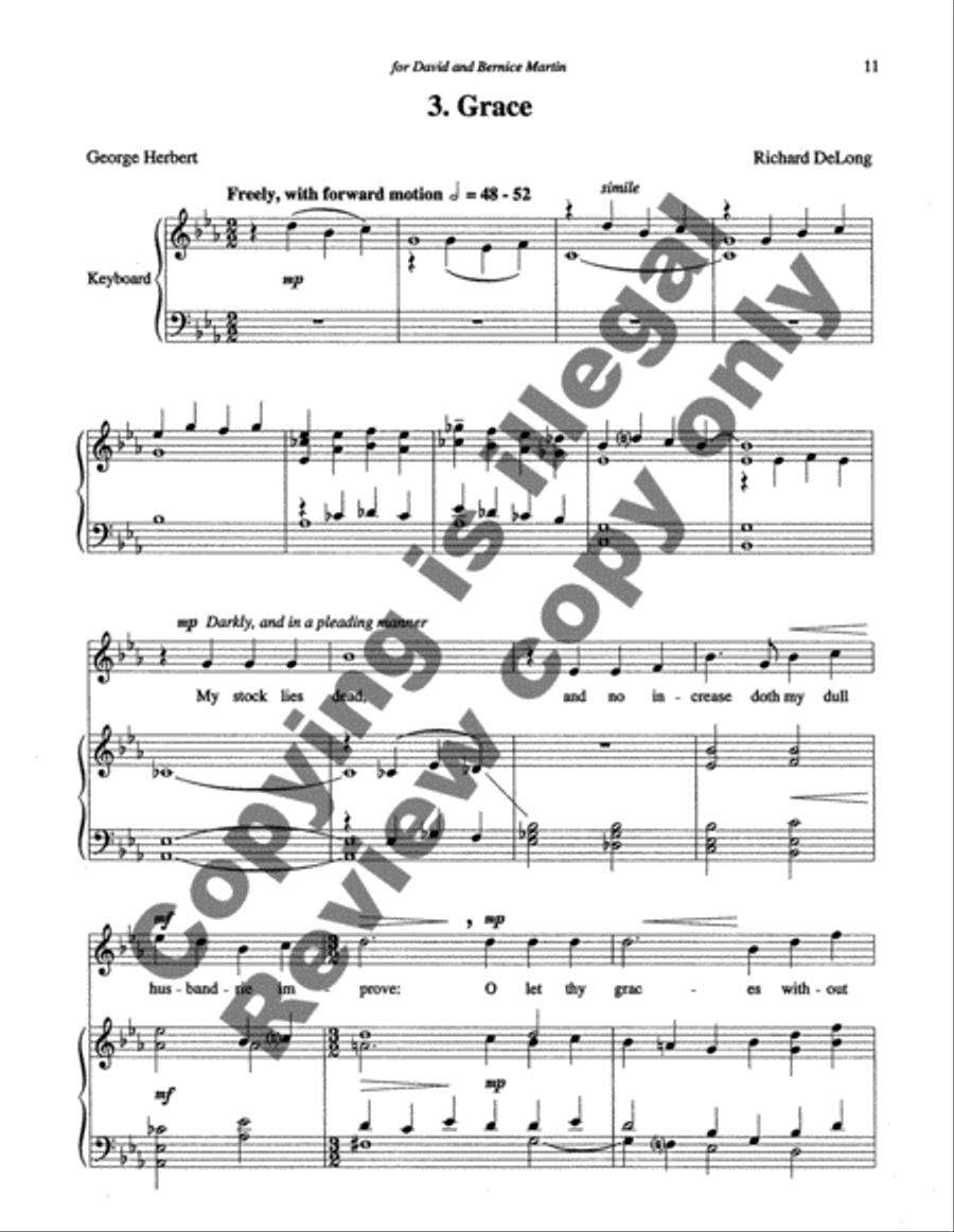 Five Sacred Songs Medium Voice scores gallery preview page 10