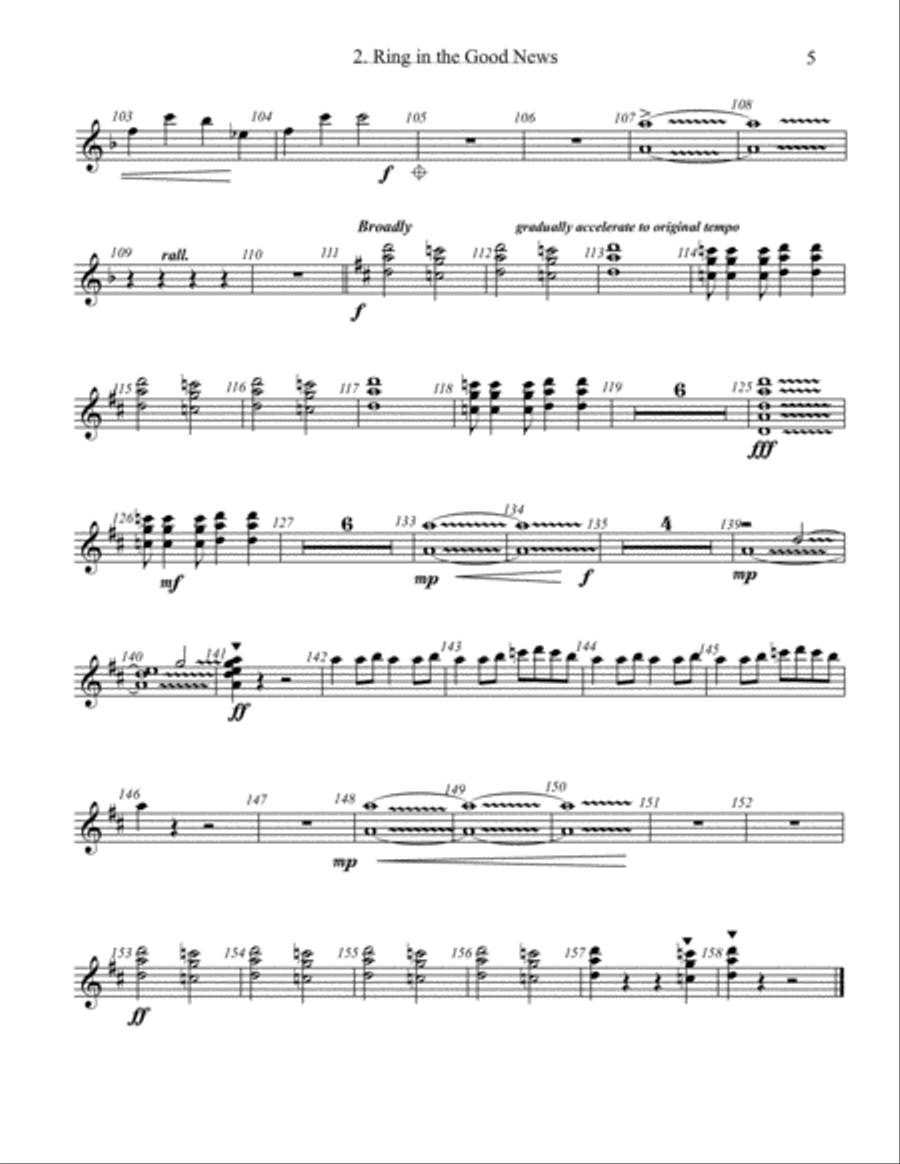 Celebrate the Season Celebrate the Season Handbell Choir scores gallery preview page 5