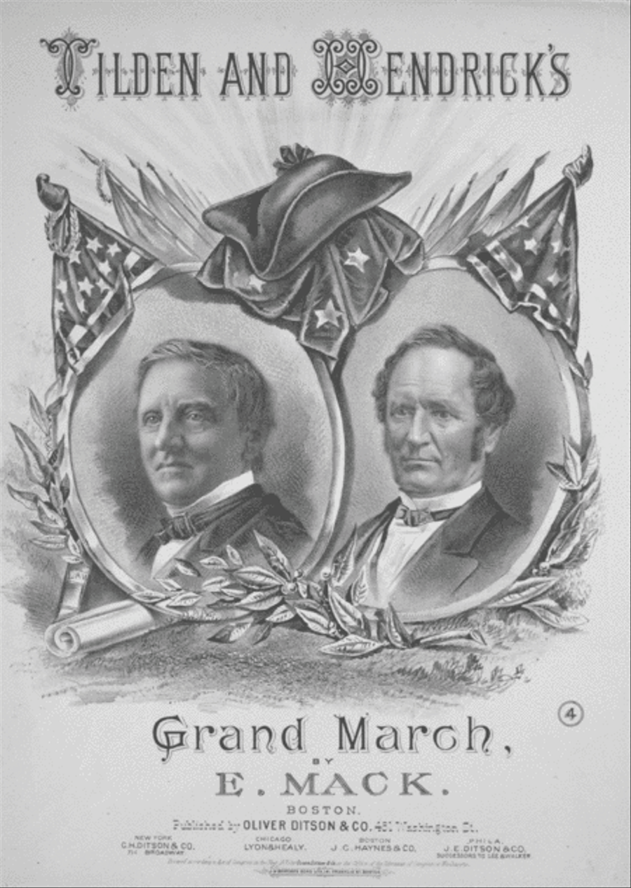 Tilden And Hendricks' Grand March Piano Solo scores gallery preview page 1