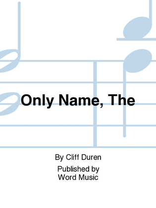 The Only Name...Yours Will Be - Accompaniment Video