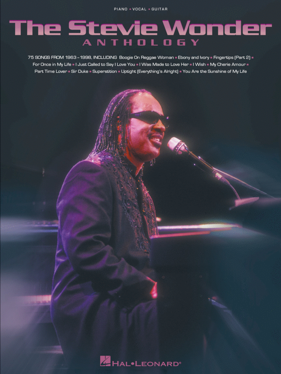 The Stevie Wonder Anthology Piano, Vocal, Guitar scores gallery preview page 1