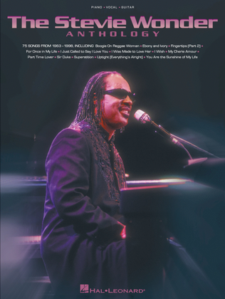 Book cover for The Stevie Wonder Anthology