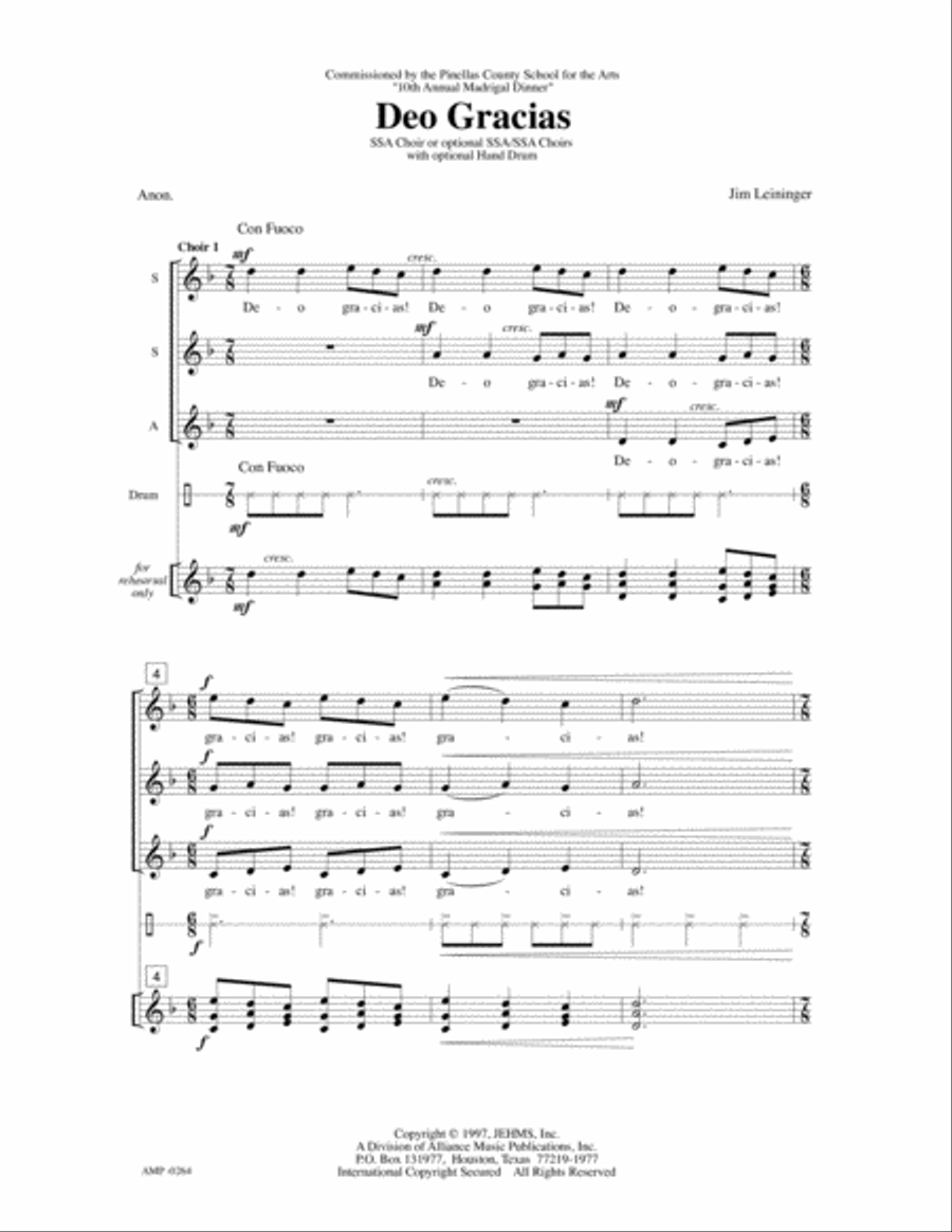 Deo Gracias Deo Gracias SSA scores gallery preview page 2