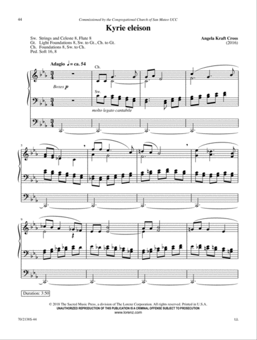 Tree of Life Organ Solo scores gallery preview page 10