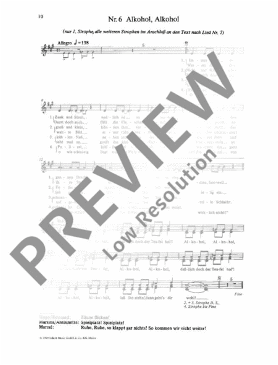 Frieden auf dieser Welt Choir scores gallery preview page 11