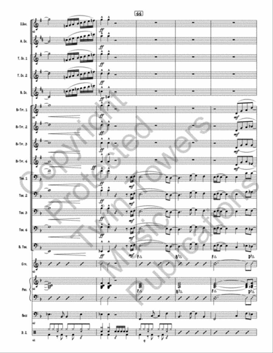 Sunset Key Sunset Key Jazz Ensemble scores gallery preview page 10