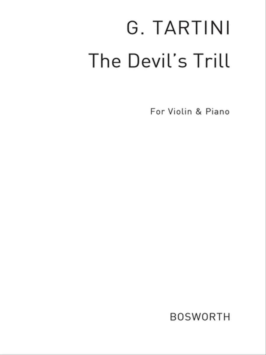 Giuseppe Tartini: The Devil's Trill Violin Solo scores gallery preview page 1