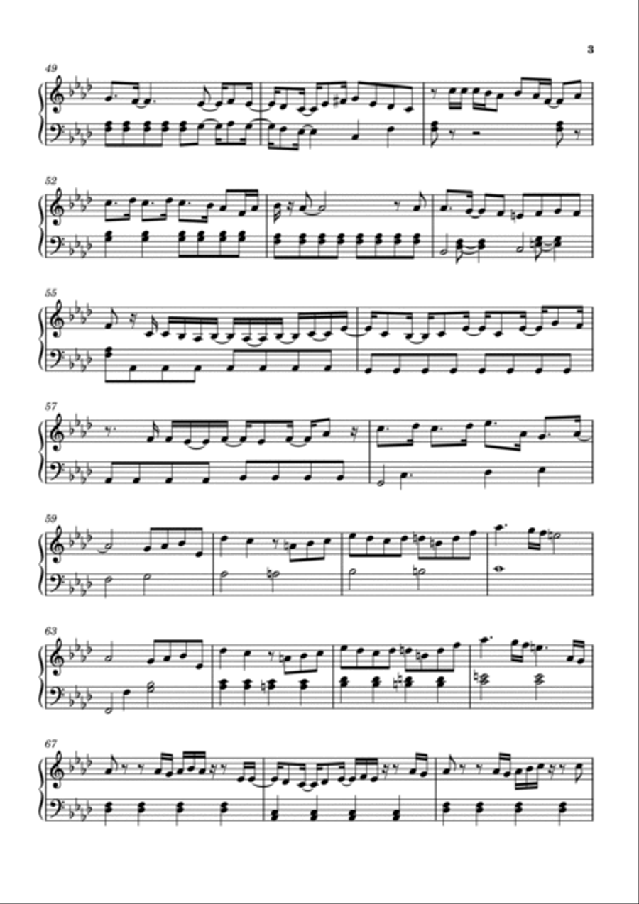 Slash Piano Solo scores gallery preview page 3