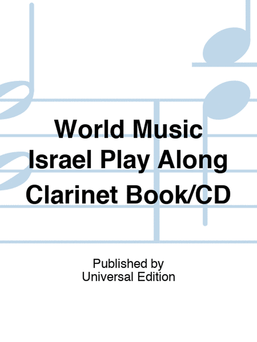 World Music Israel Play Along Clarinet Book/CD