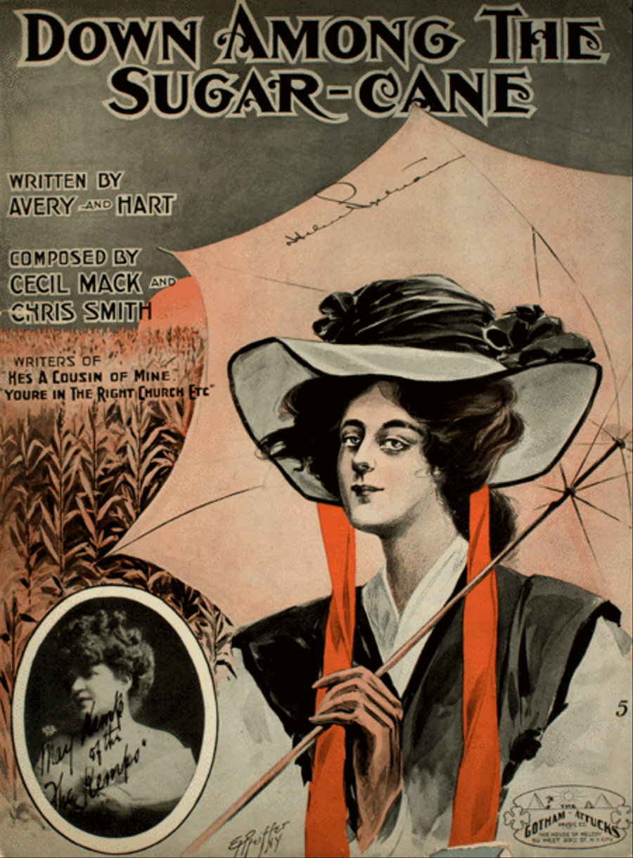 Down Among the Sugar-Cane Voice scores gallery preview page 1