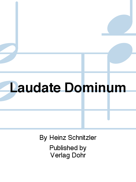 Laudate Dominum (1970) -Motette für vierstimmigen gemischten Chor und Orgel- (zwei Trompeten und Pauken ad lib.)