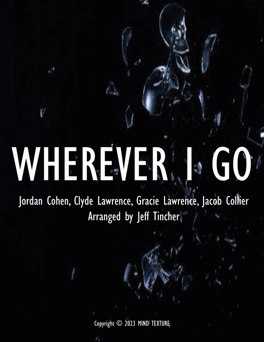 Wherever I Go Piano, Vocal, Guitar scores gallery preview page 1
