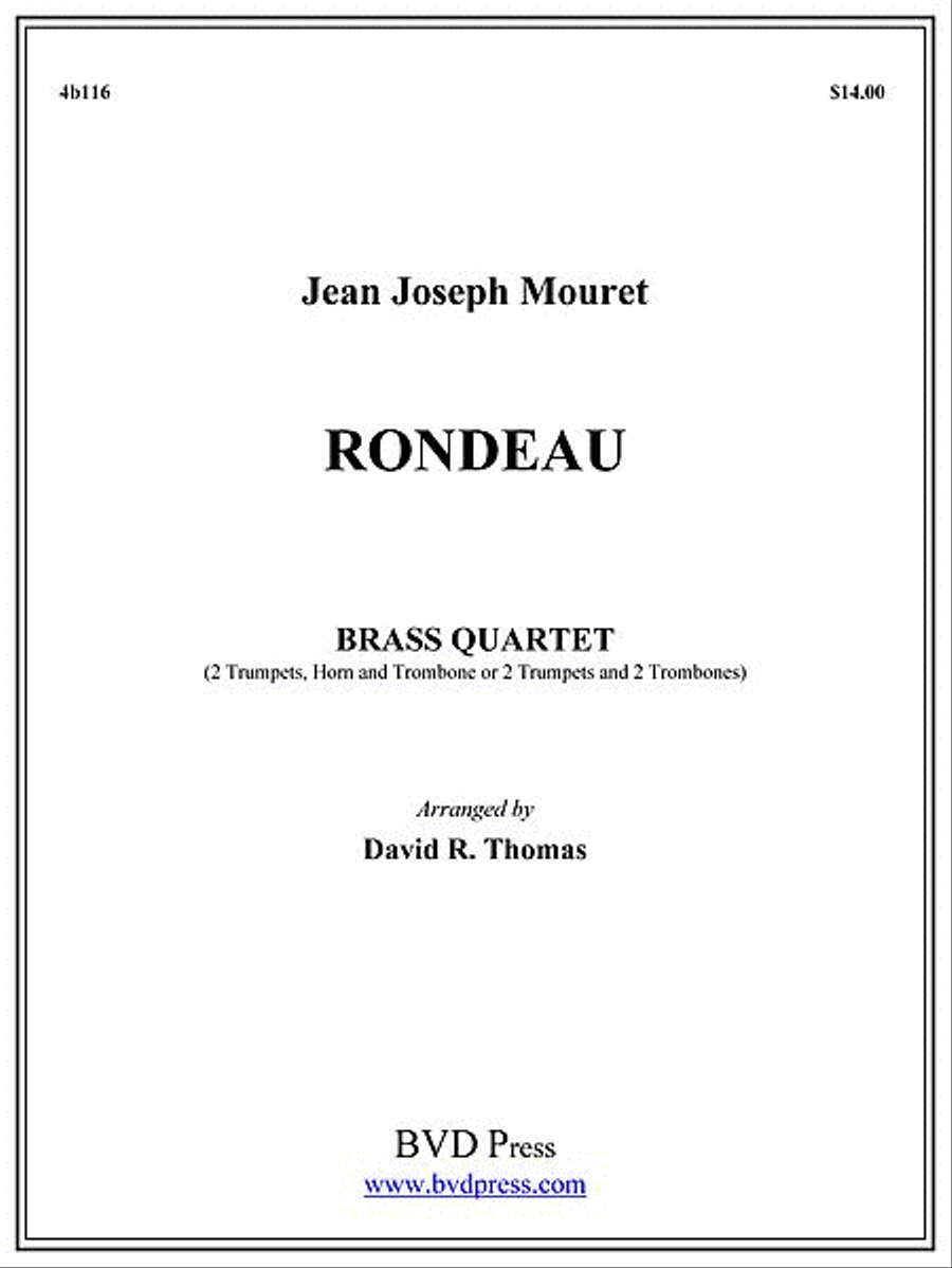 Rondeau Rondeau Brass Quartet scores gallery preview page 1