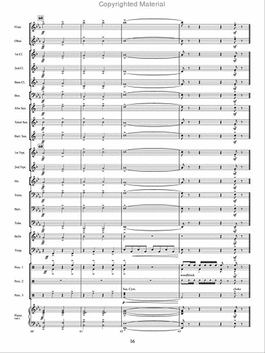 The Twelve Songs of Christmas Concert Band scores gallery preview page 15