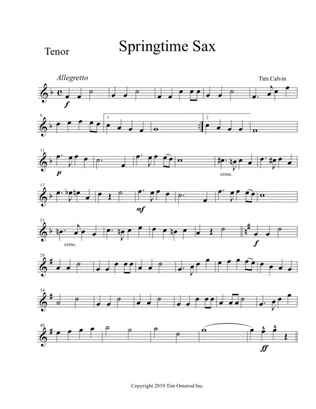 Springtime Sax