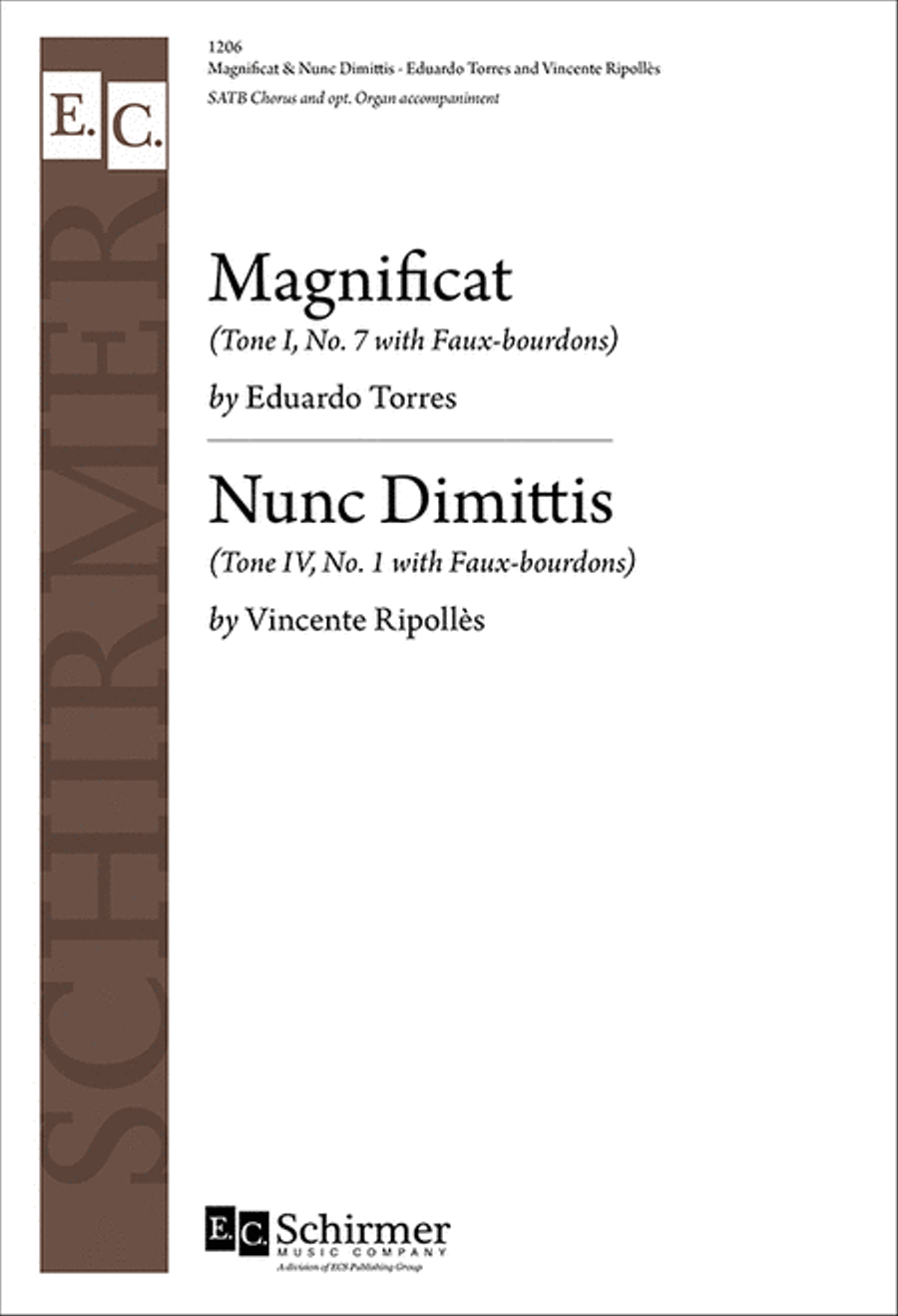 Magnificat & Nunc Dimittis 4-Part scores gallery preview page 1