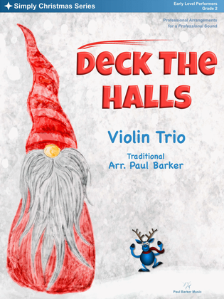 Book cover for Deck The Halls (Violin Trio)