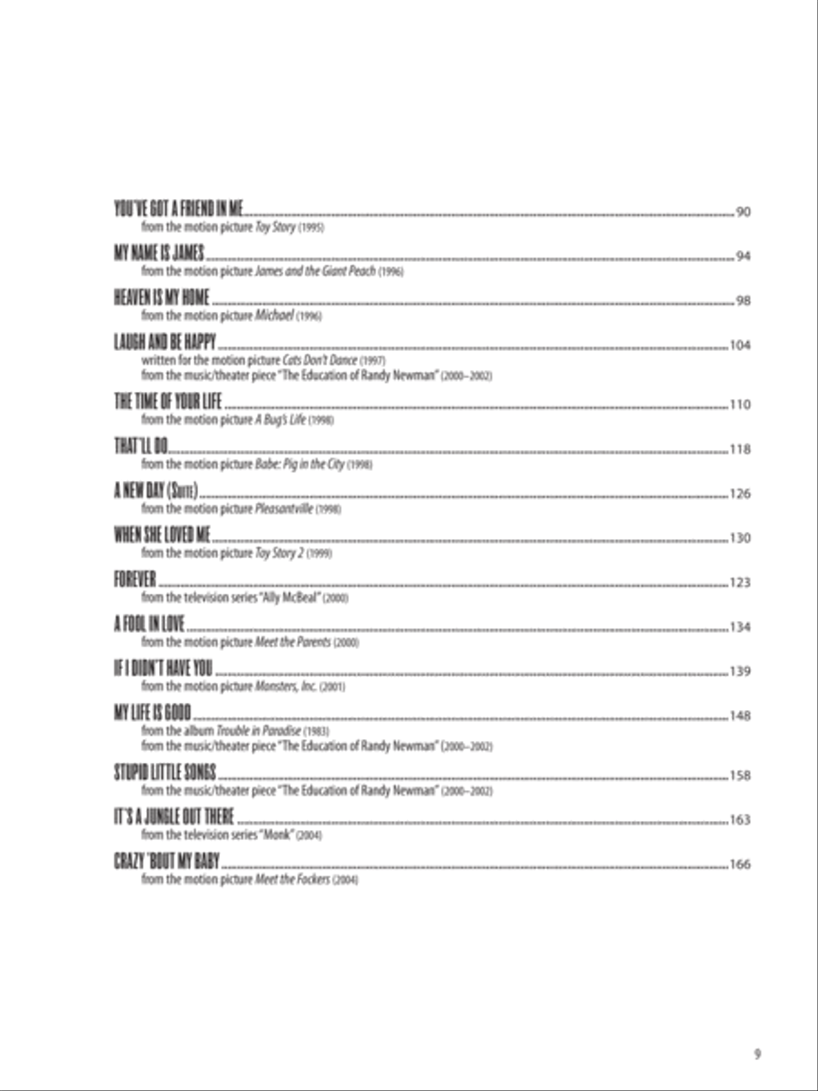 Randy Newman -- Anthology, Volume 2 Piano, Vocal, Guitar scores gallery preview page 3