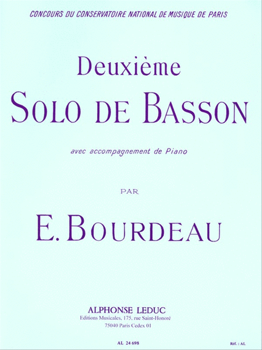 Solo No.2 (bassoon & Piano) Bassoon Solo scores gallery preview page 1