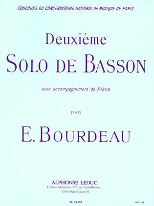 Book cover for Solo No.2 (bassoon & Piano)