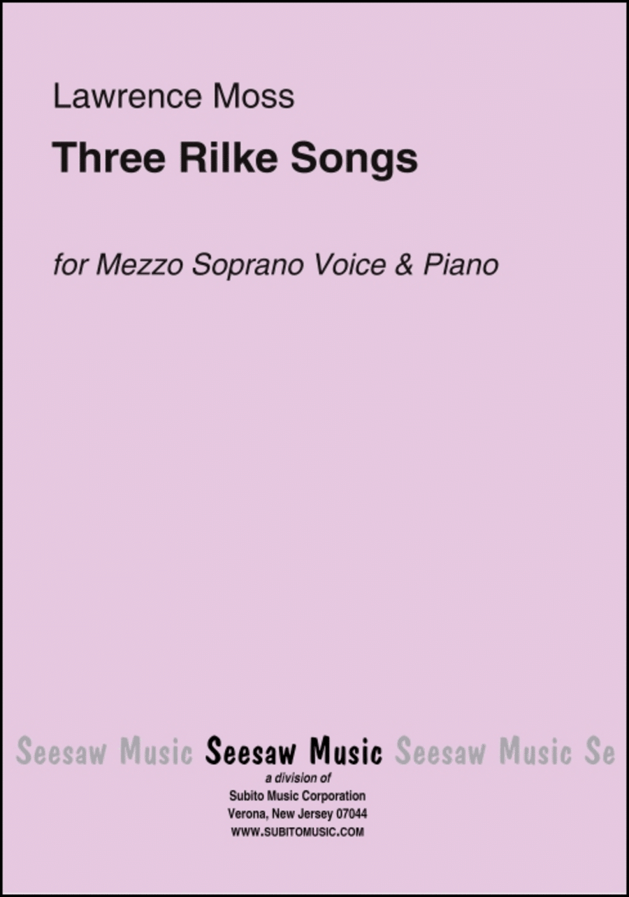 Three Rilke Songs Choir scores gallery preview page 1