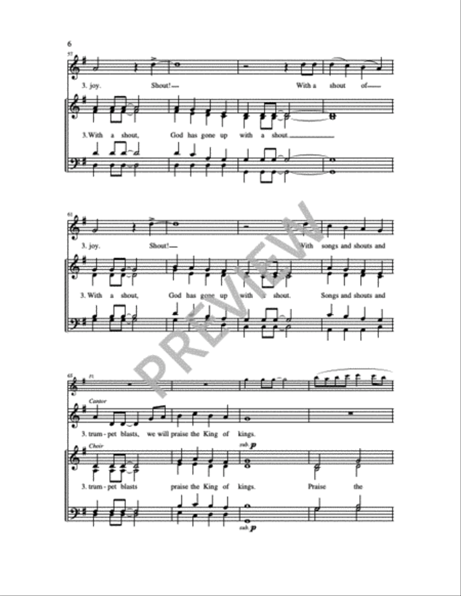 Clap Your Hands 4-Part scores gallery preview page 4