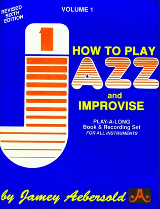 Book cover for How To Play Jazz And Improvise Book/CD No 1