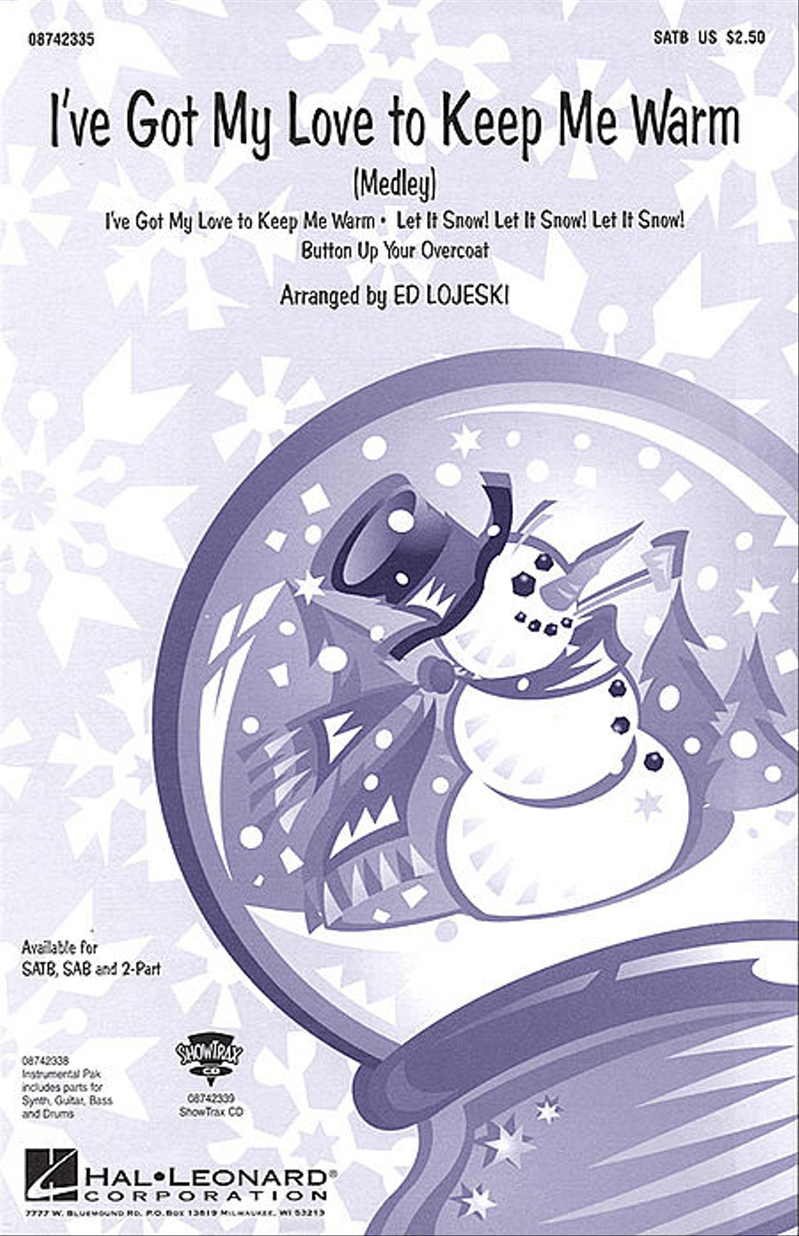 I've Got My Love to Keep Me Warm (Medley) 2-Part scores gallery preview page 1