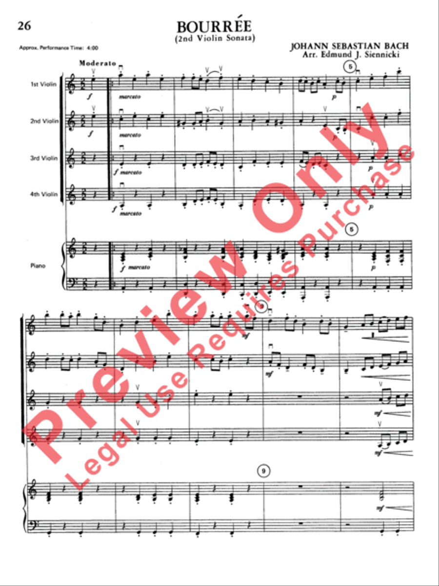 Highland/Etling Violin Quartet Series: Book 1