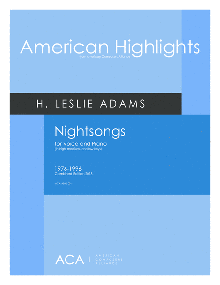 [Adams] Nightsongs
