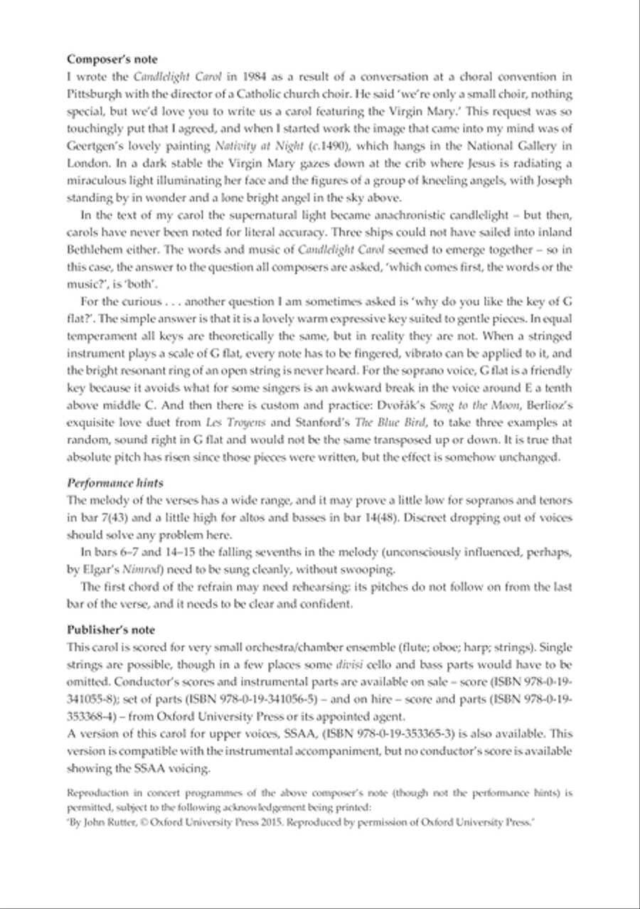Candlelight Carol Choir scores gallery preview page 2