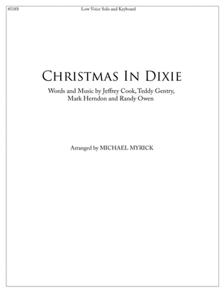 Book cover for Christmas In Dixie