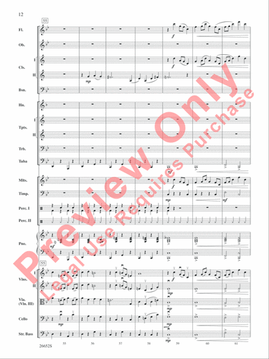 Leroy Anderson Favorites Leroy Anderson Favorites Full Orchestra scores gallery preview page 13