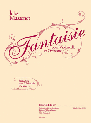 Book cover for Fantaisie Pour Violoncelle Et Piano
