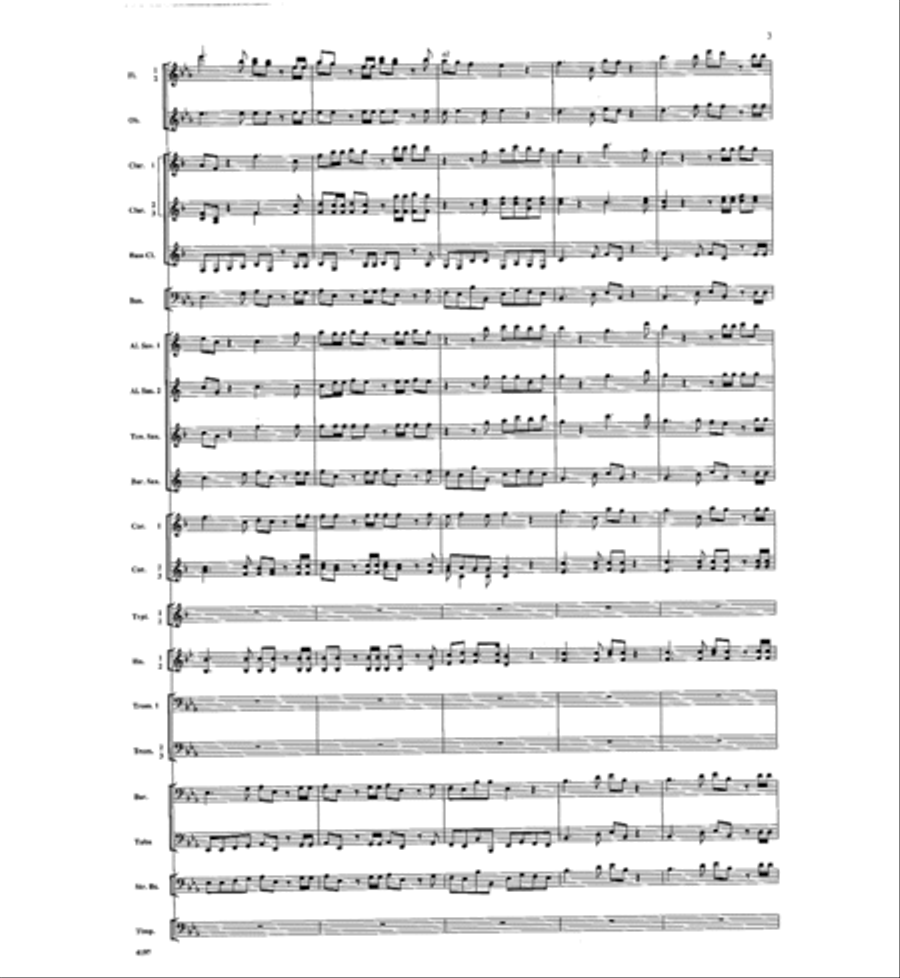 Hallelujah Chorus Hallelujah Chorus Concert Band scores gallery preview page 3