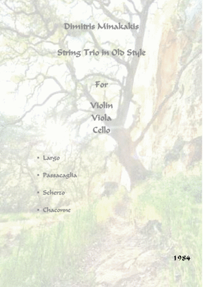 Book cover for String Trio in Old Style