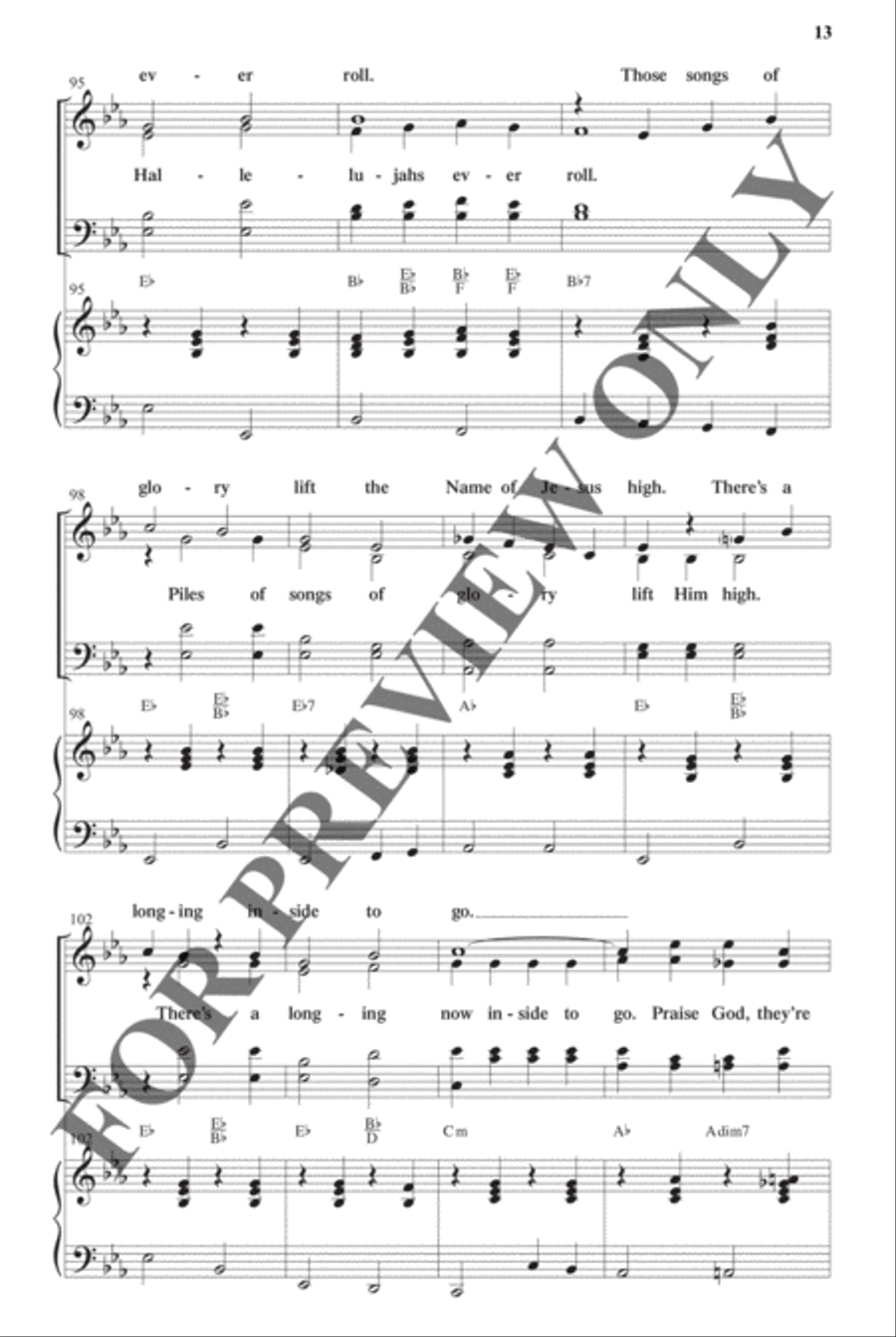 Southern Gospel Songs, Volume 2 - Choral Book Choir scores gallery preview page 14